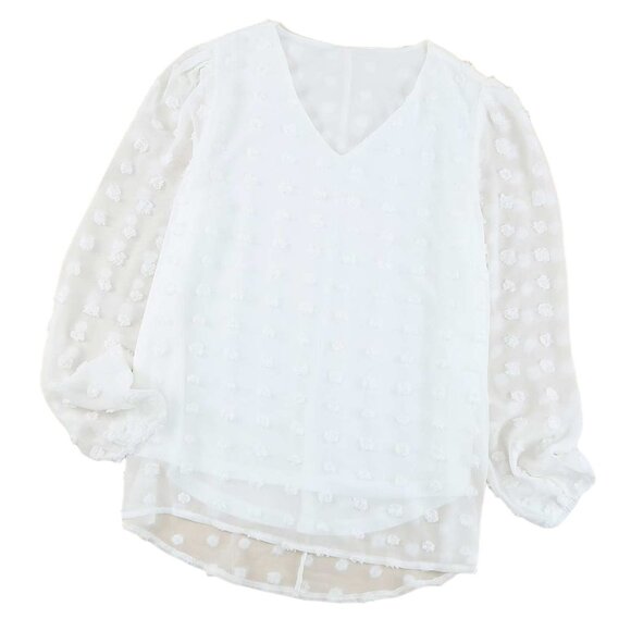 Swiss Dot W/Bubble Sleeve 2XL (505) - Picture 7 of 10